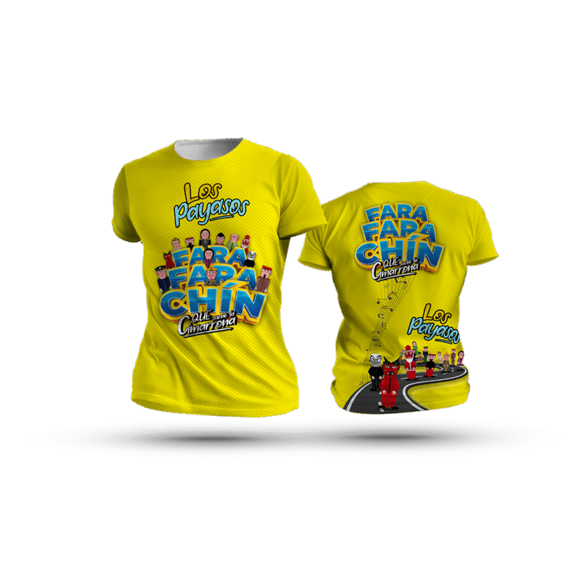 Camiseta FaraFaraChin 1 Amarilla