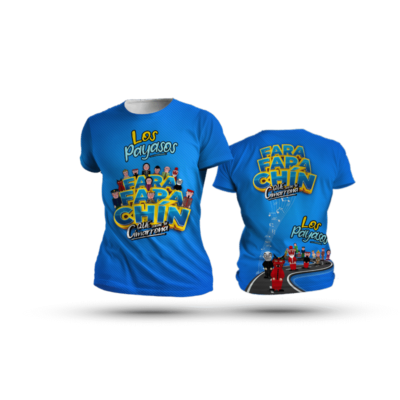 Camiseta FaraFaraChin 1 Azul
