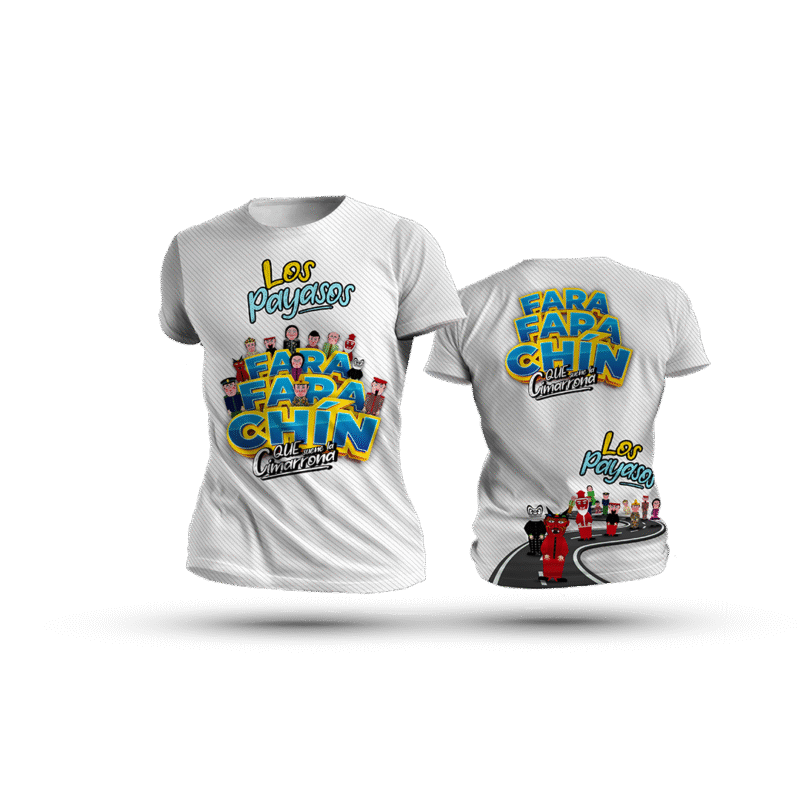 Camiseta FaraFaraChin 1 Blanca