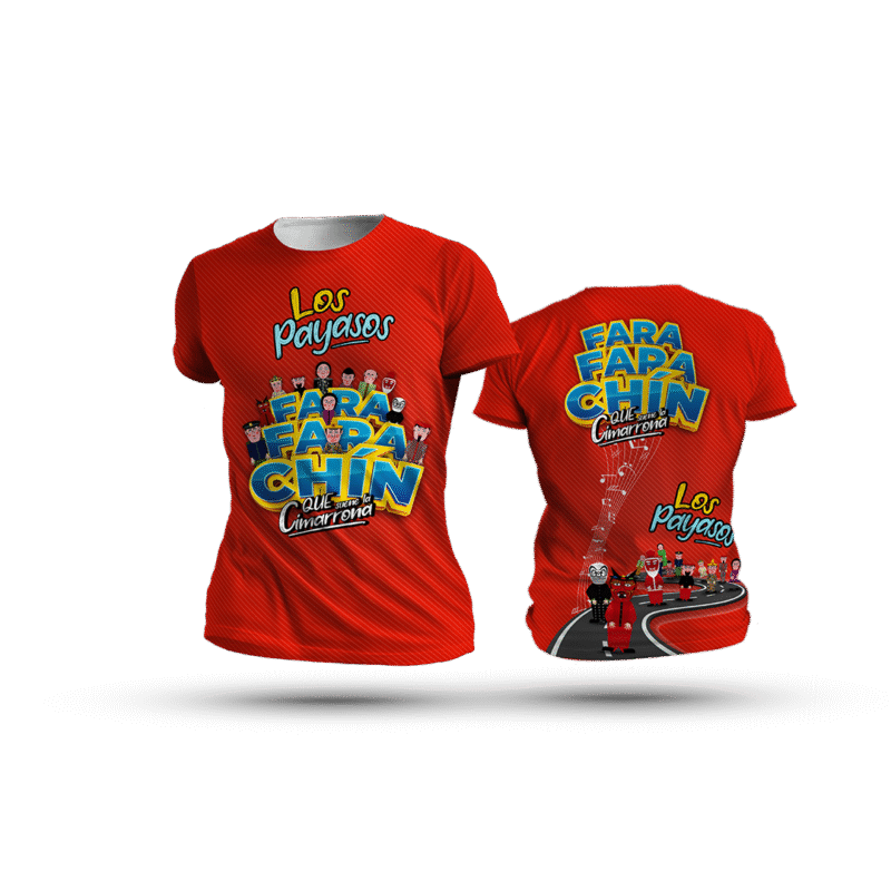 Camiseta FaraFaraChin 1 Roja