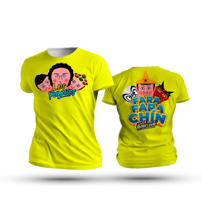 Camiseta FaraFaraChin 2 Amarilla