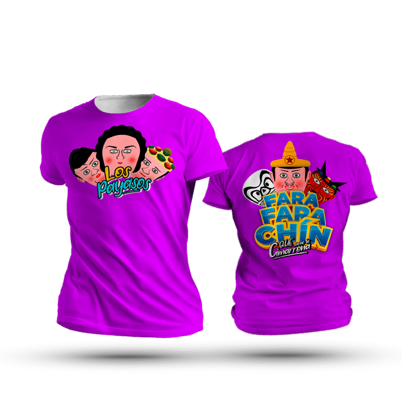 Camiseta FaraFaraChin 2 Morada