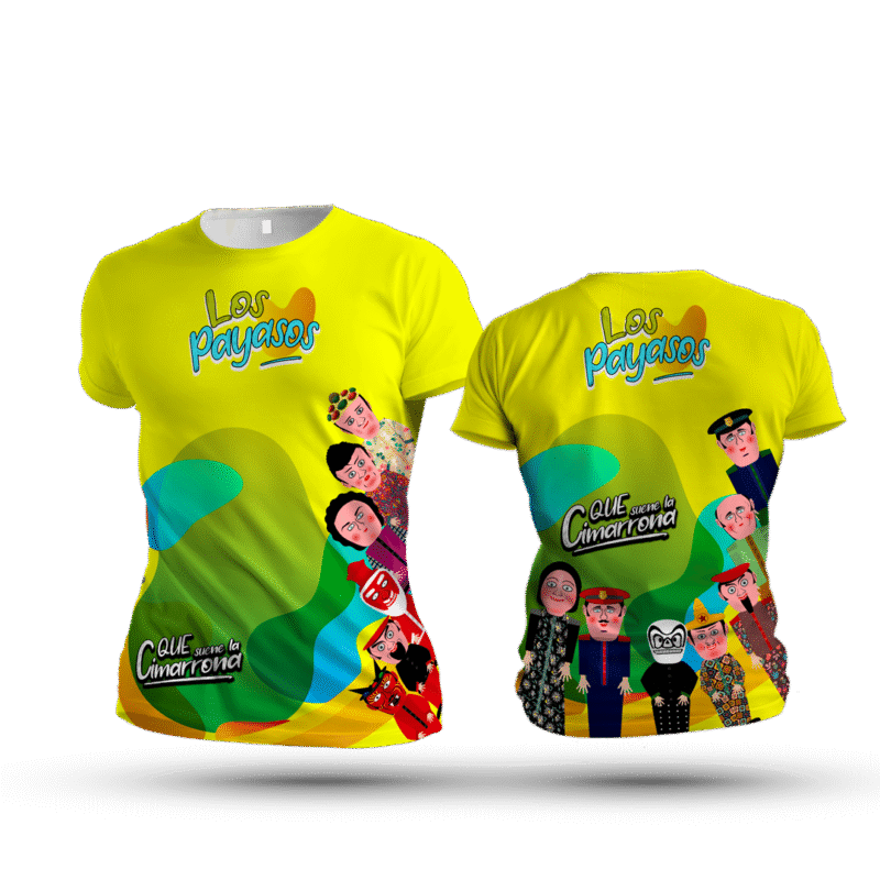 Camiseta Los Payasos 1 Amarilla