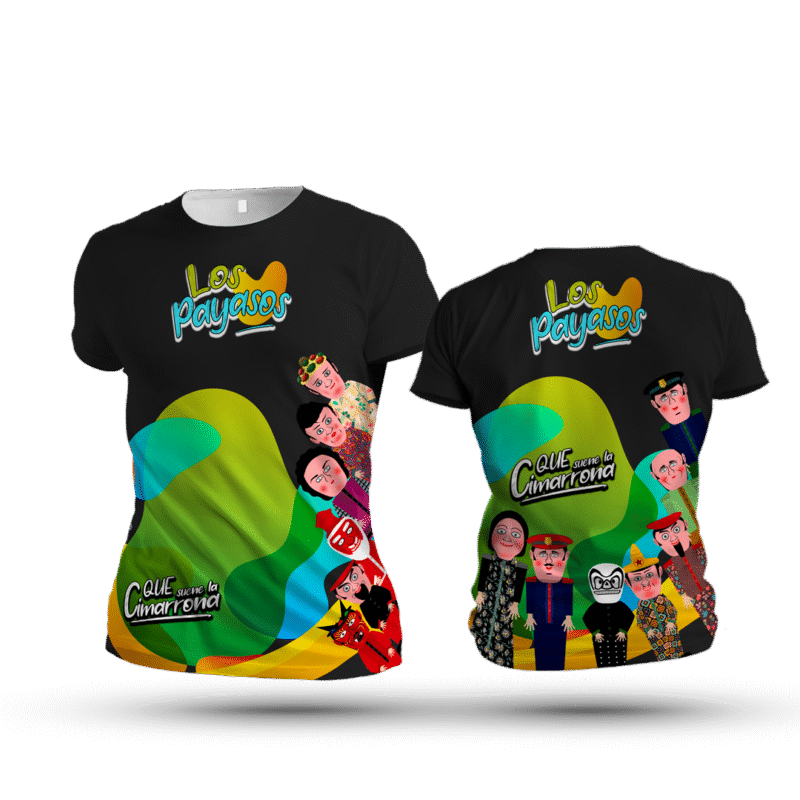 Camiseta Los Payasos 1 Negra